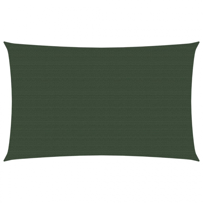 Sonnensegel 160 g/m² Dunkelgrün 2,5x5 m HDPE