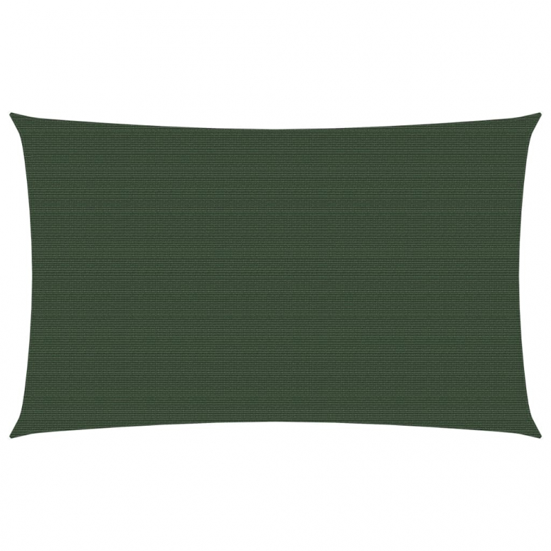 Sonnensegel 160 g/m² Dunkelgrün 5x7 m HDPE