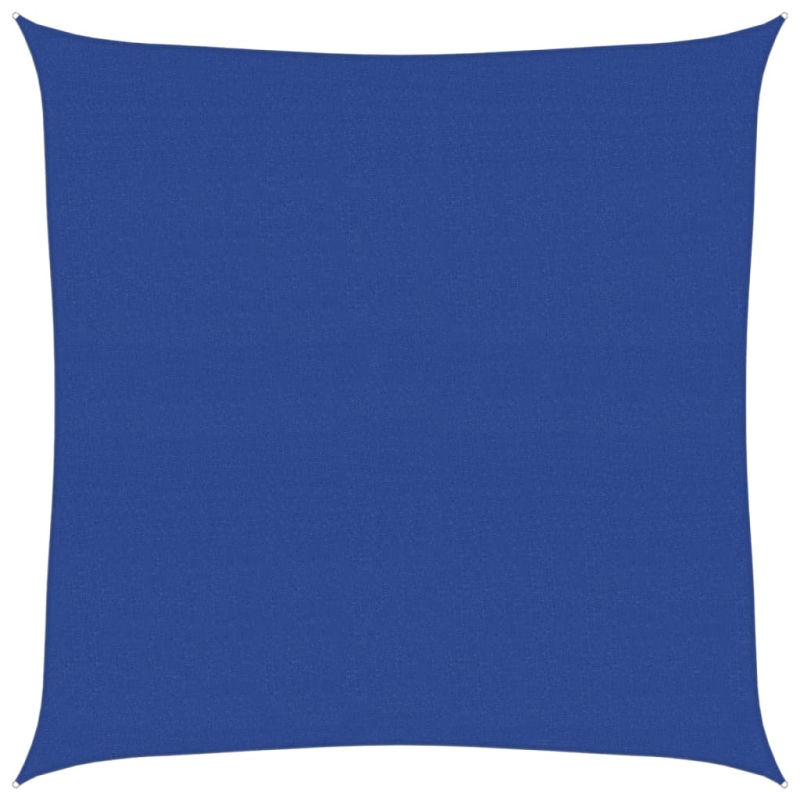 Sonnensegel 160 g/m² Quadratisch Blau 7x7 m HDPE