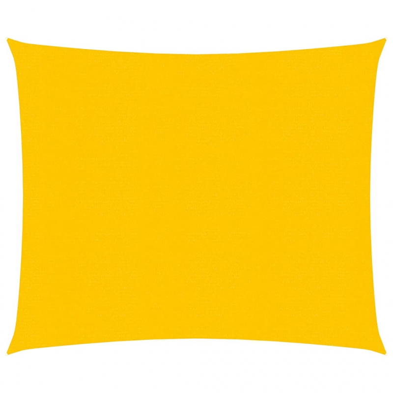 Sonnensegel 160 g/m² Quadratisch Gelb 4x4 m HDPE