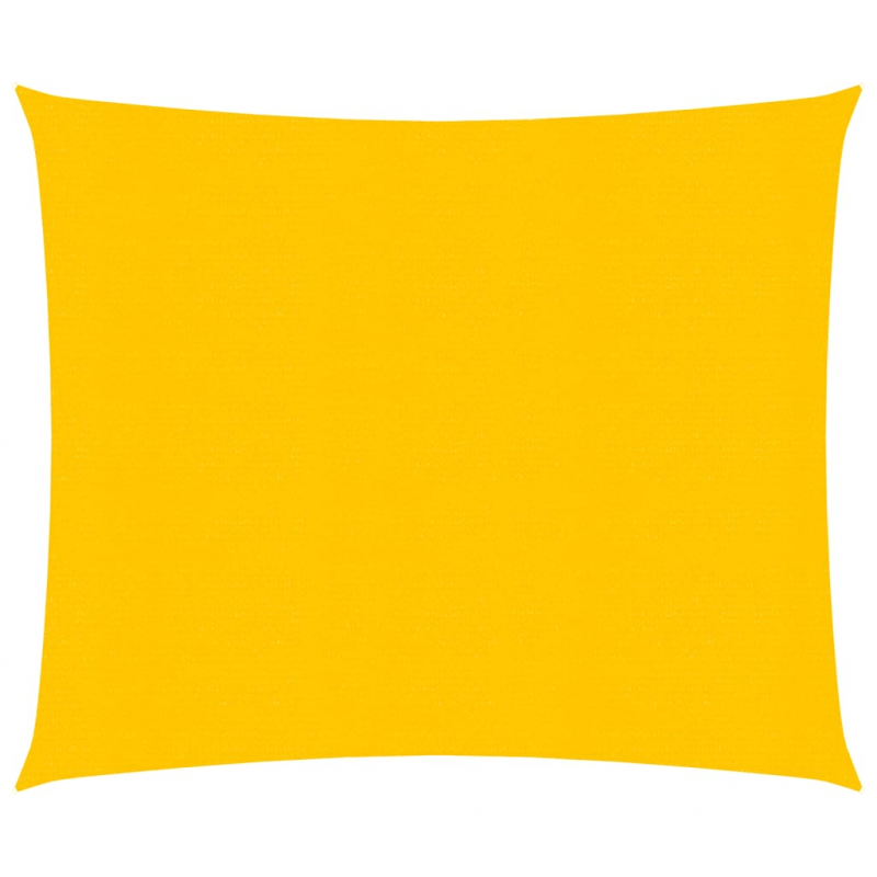 Sonnensegel 160 g/m² Quadratisch Gelb 4,5x4,5 m HDPE