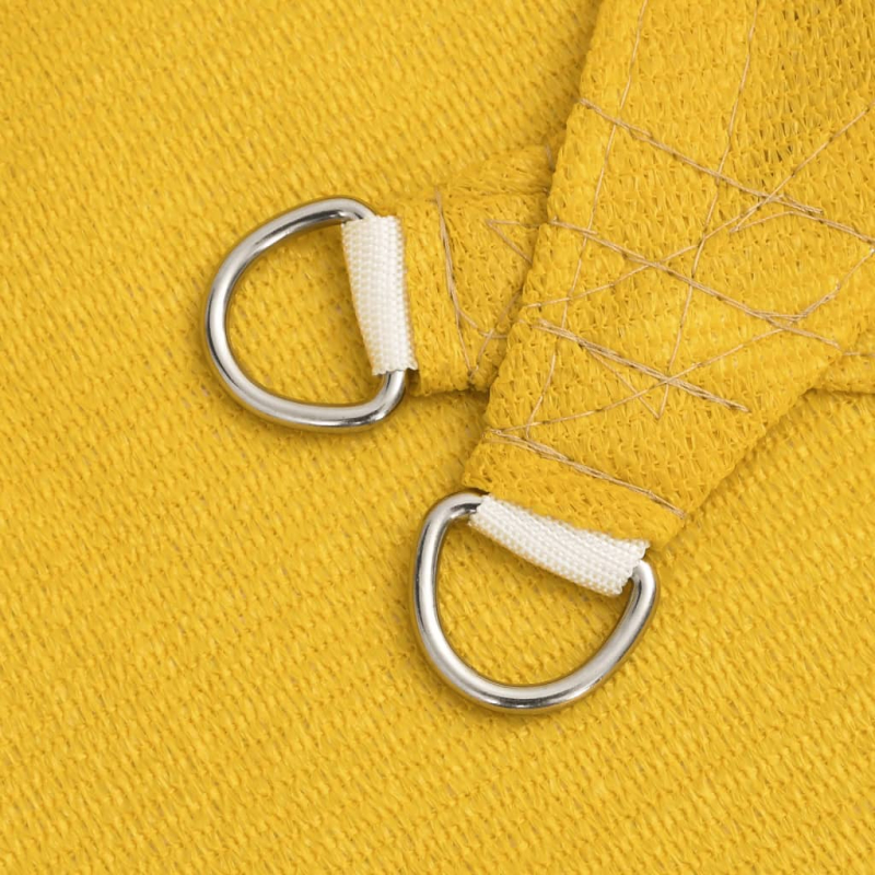 Sonnensegel 160 g/m² Quadratisch Gelb 6x6 m HDPE