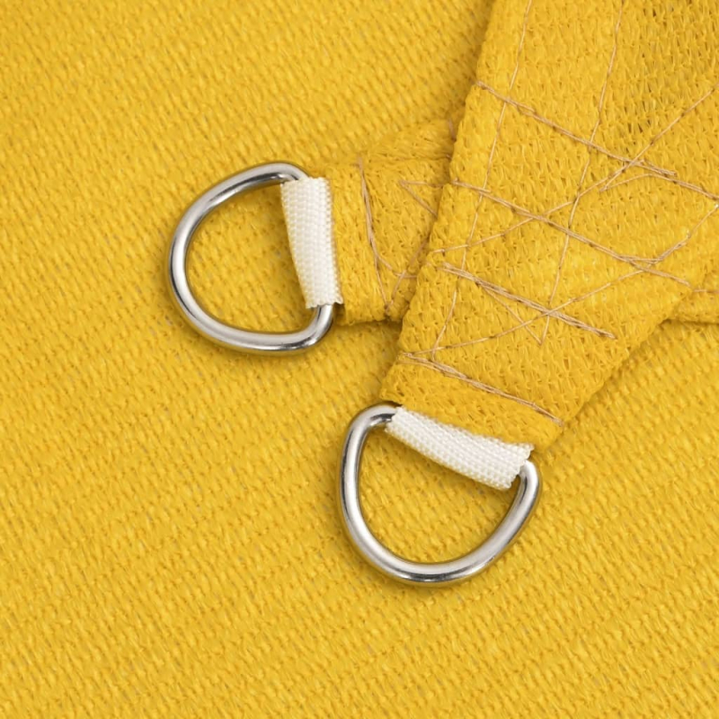 Sonnensegel 160 g/m² Quadratisch Gelb 7x7 m HDPE