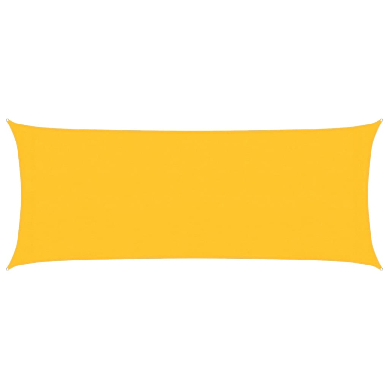 Sonnensegel 160 g/m² Rechteckig Gelb 2x4,5 m HDPE