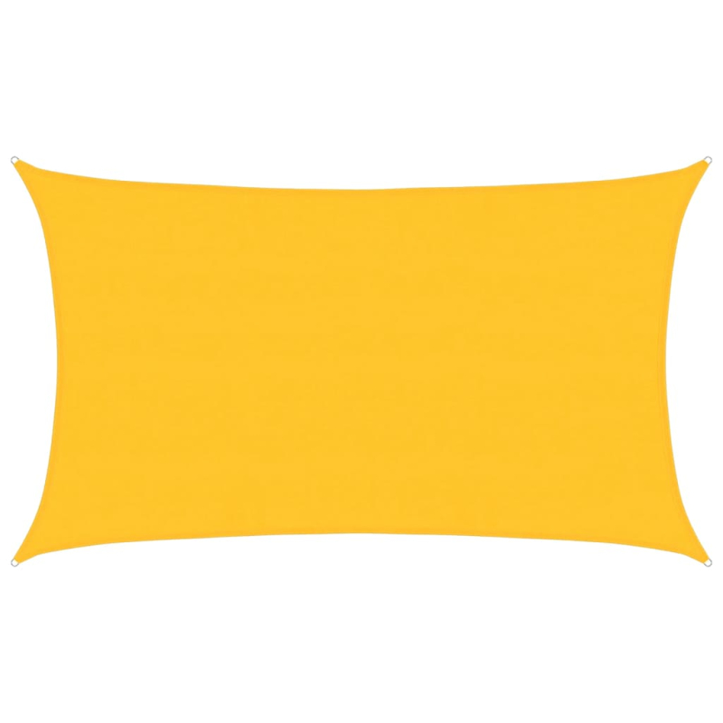 Sonnensegel 160 g/m² Rechteckig Gelb 5x8 m HDPE