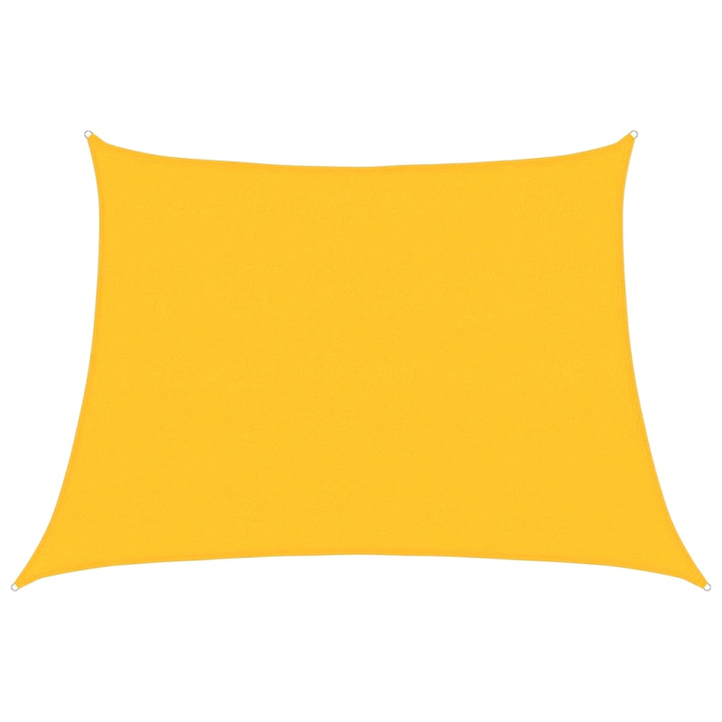 Sonnensegel 160 g/m² Trapezform Gelb 4/5x3 m HDPE