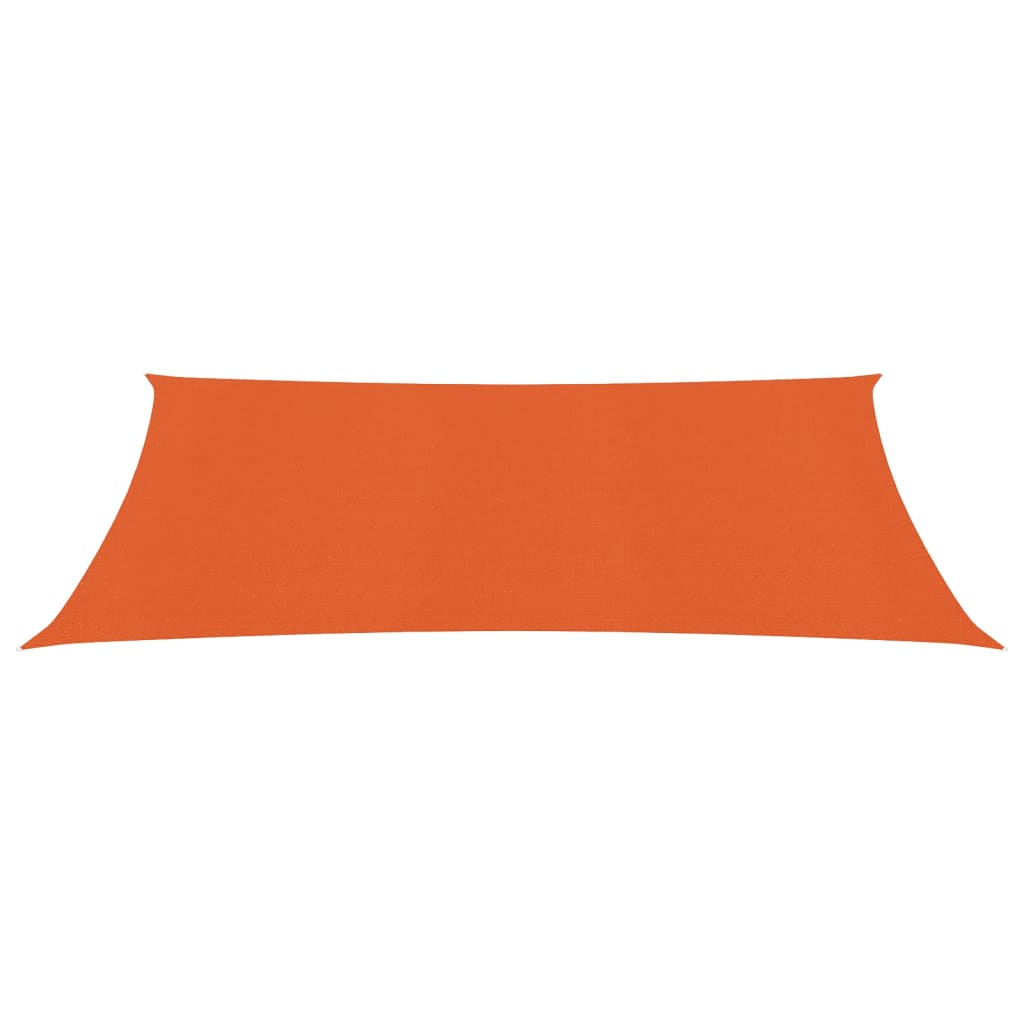 Sonnensegel 160 g/m² Orange 2x5 m HDPE