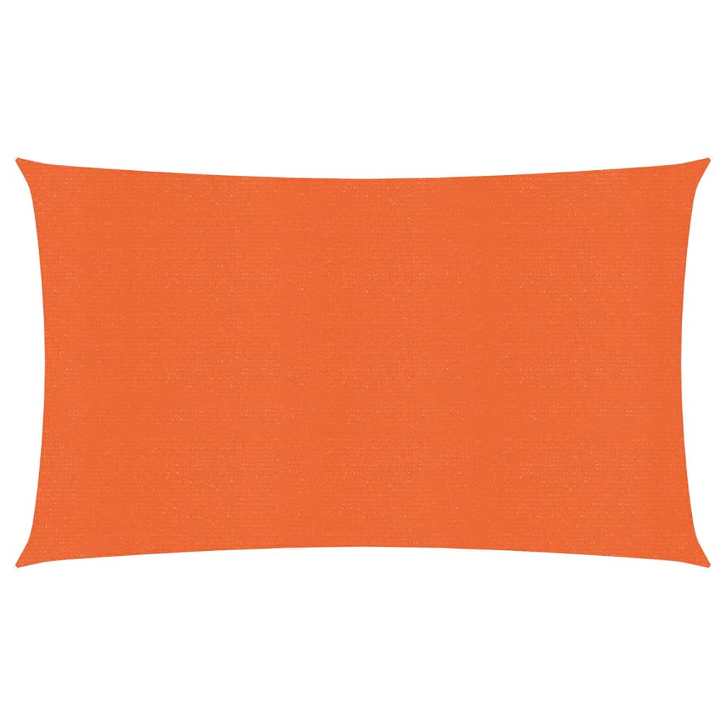 Sonnensegel 160 g/m² Orange 2,5x5 m HDPE