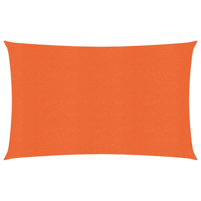Sonnensegel 160 g/m² Rechteckig Orange 3x5 m HDPE
