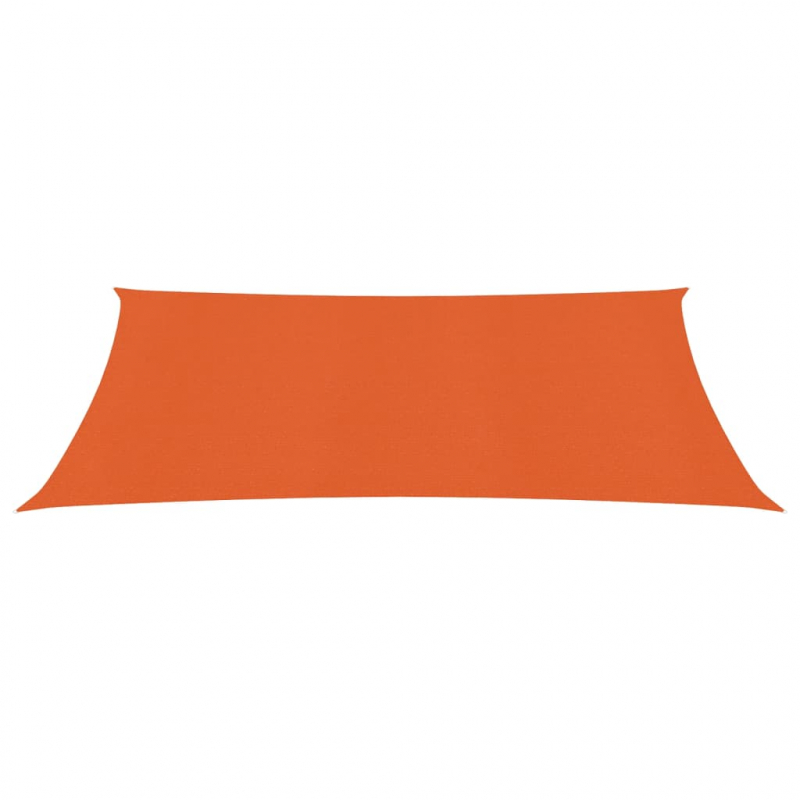 Sonnensegel 160 g/m² Rechteckig Orange 3x5 m HDPE