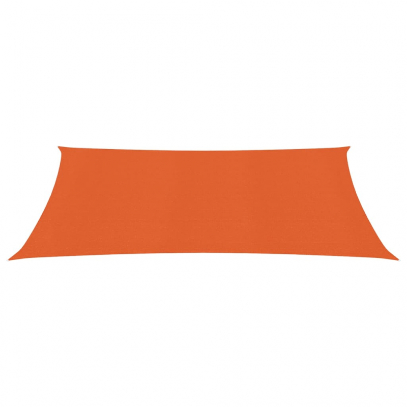Sonnensegel 160 g/m² Rechteckig Orange 4x5 m HDPE