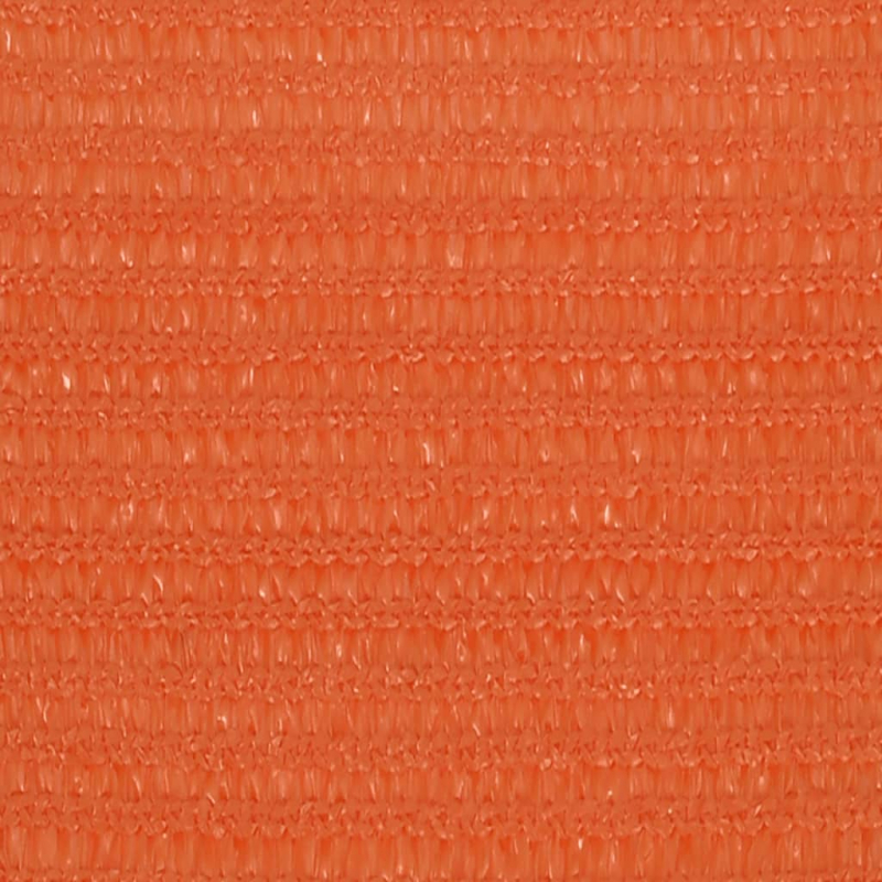 Sonnensegel 160 g/m² Rechteckig Orange 4x7 m HDPE