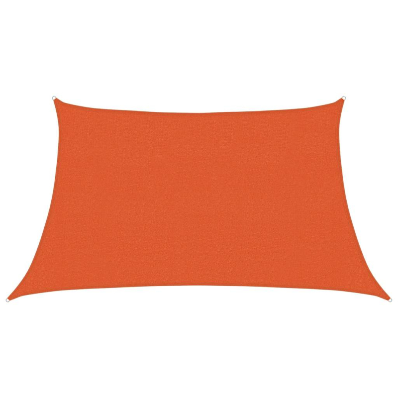 Sonnensegel 160 g/m² Trapezform Orange 3/4x2 m HDPE
