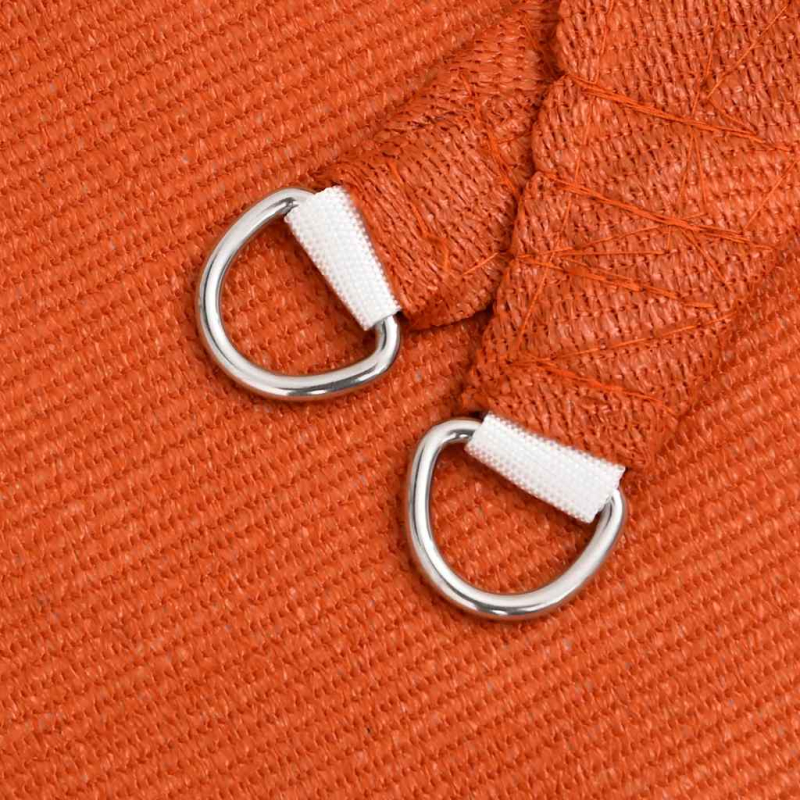 Sonnensegel 160 g/m² Trapezform Orange 3/4x2 m HDPE