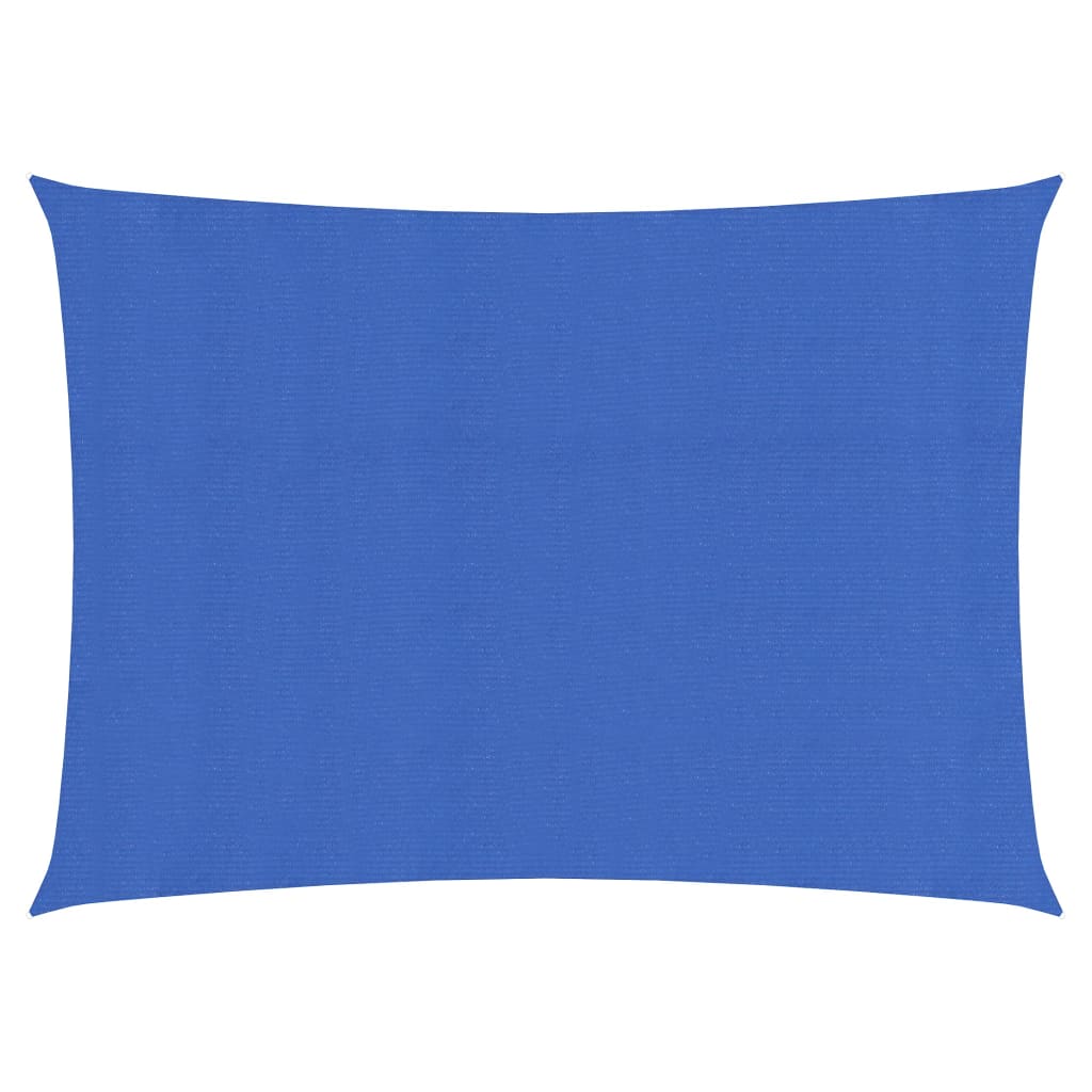 Sonnensegel 160 g/m² Schwarz 2,5x4 m HDPE