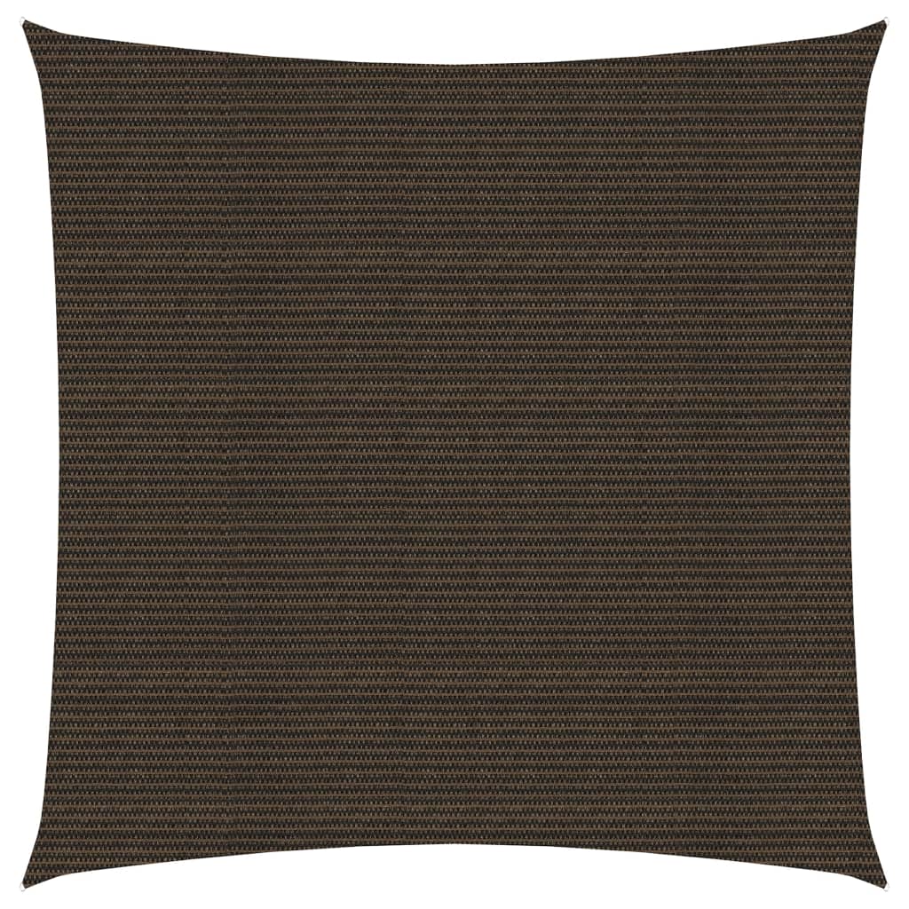 Sonnensegel 160 g/m² Braun 3x3 m HDPE