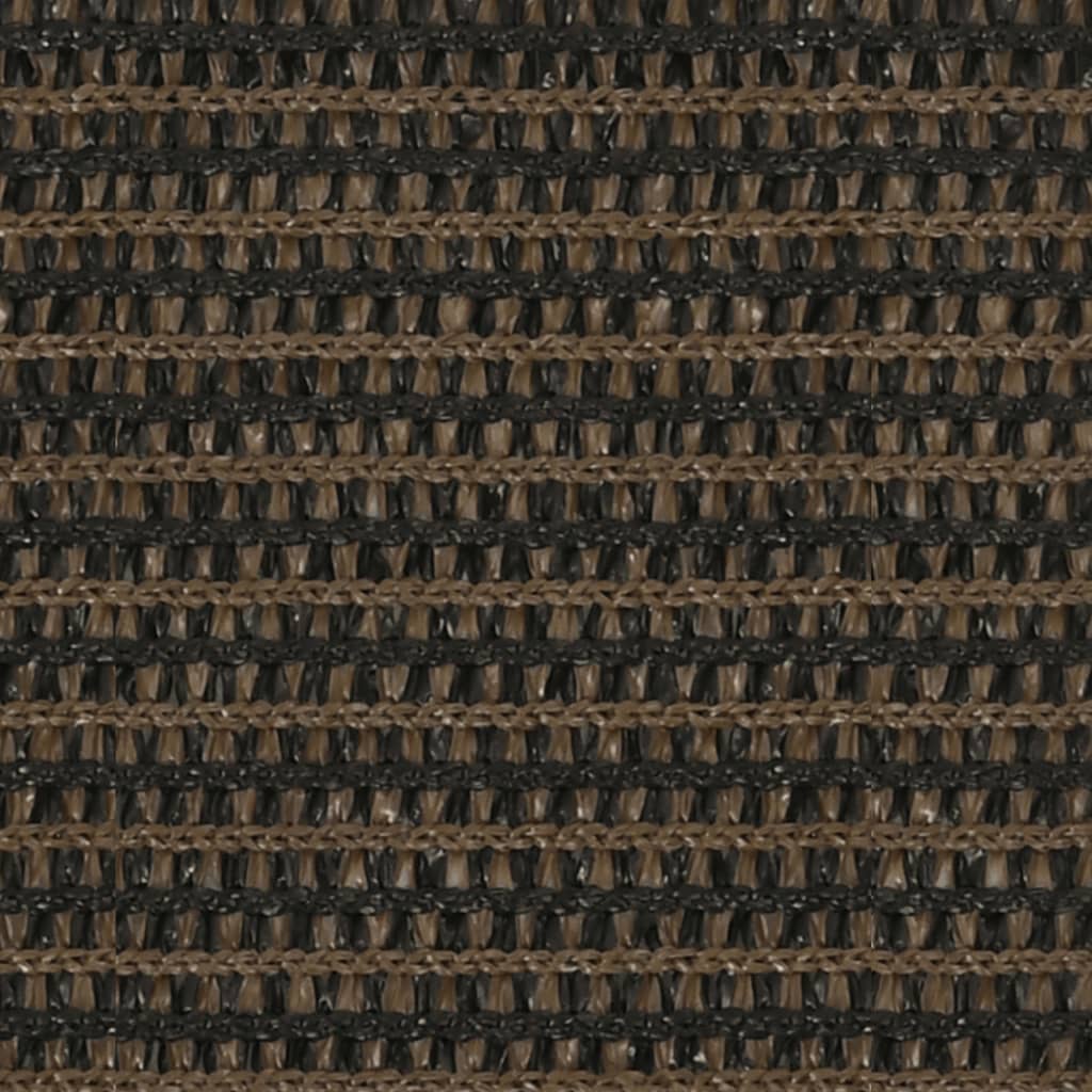 Sonnensegel 160 g/m² Braun 3,6x3,6 m HDPE