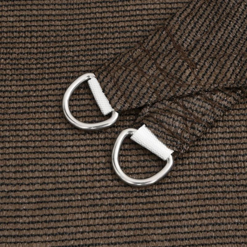 Sonnensegel 160 g/m² Braun 6x6 m HDPE