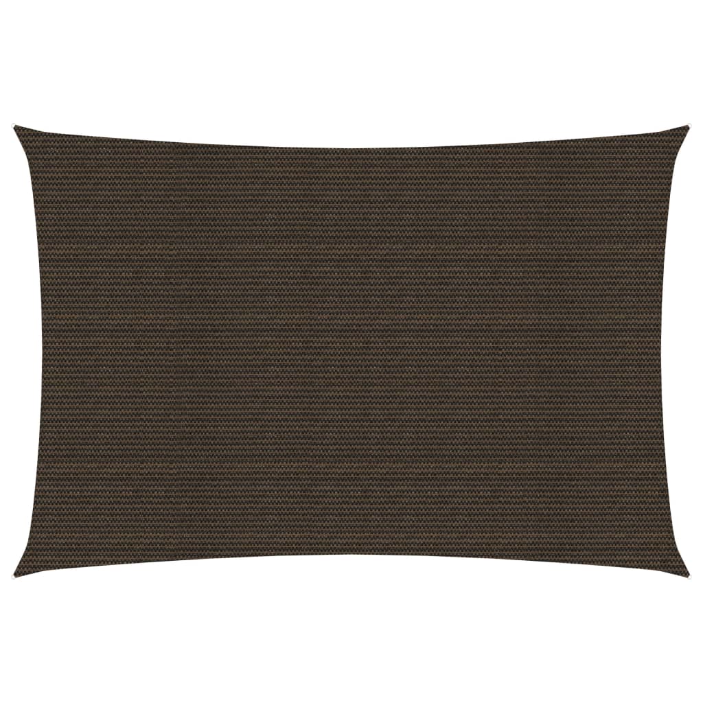 Sonnensegel 160 g/m² Braun 2x4,5 m HDPE