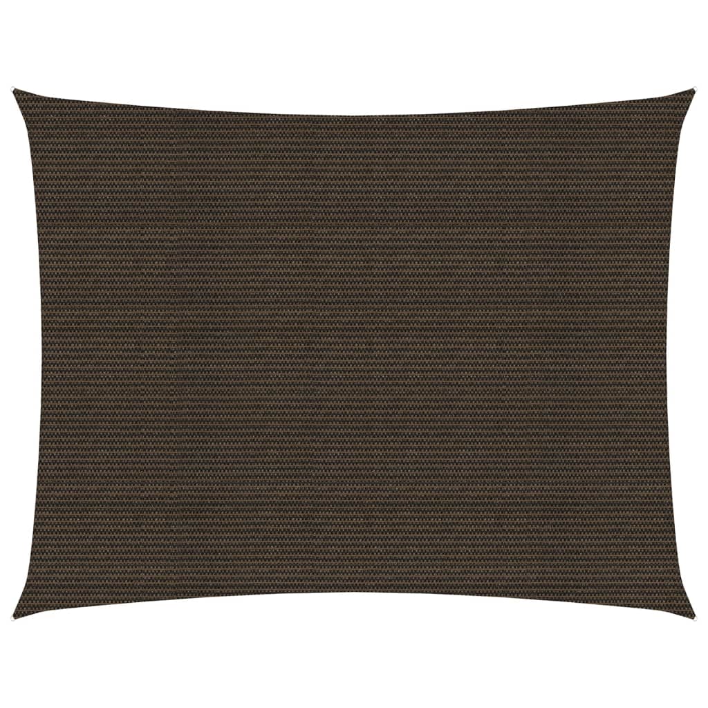 Sonnensegel 160 g/m² Braun 2,5x3,5 m HDPE
