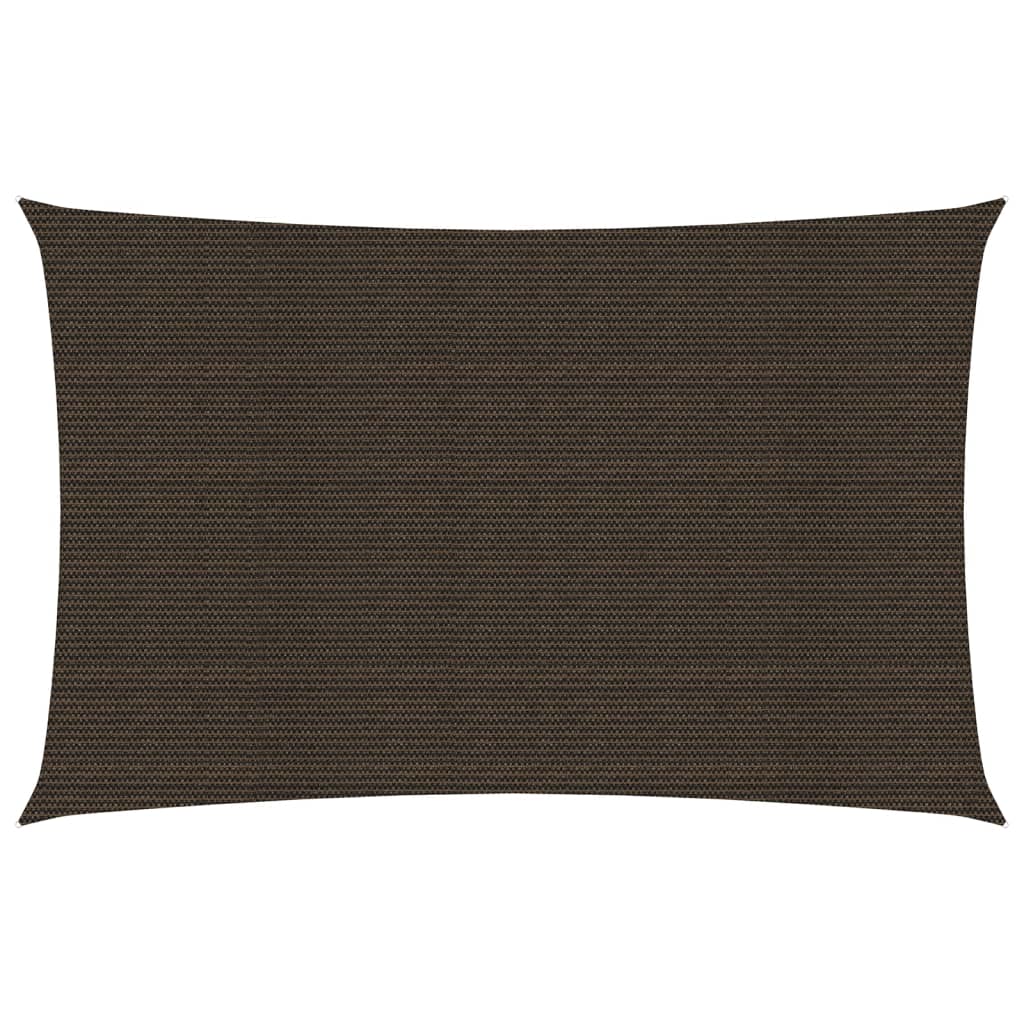 Sonnensegel 160 g/m² Braun 2,5x5 m HDPE
