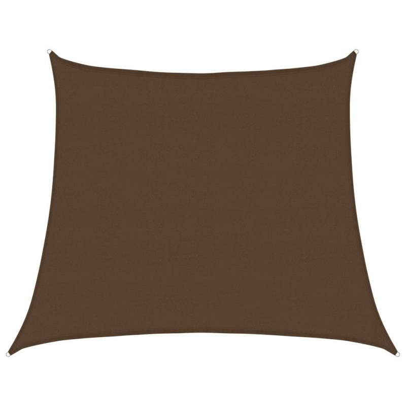 Sonnensegel 160 g/m² Trapezform Braun 4/5x4 m HDPE
