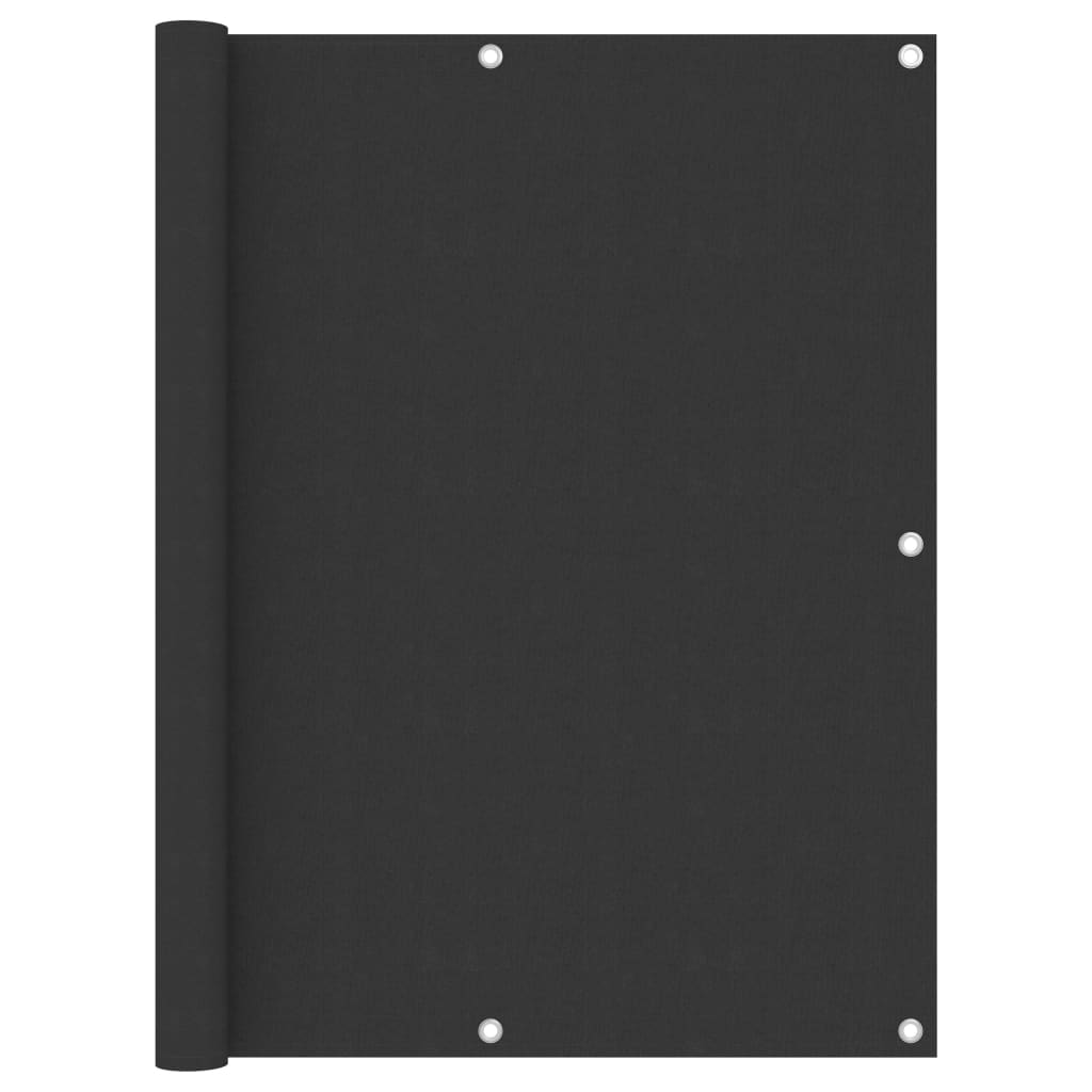 Balkon-Sichtschutz Anthrazit 120x600 cm Oxford-Gewebe