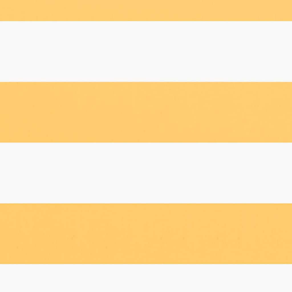 Balkon-Sichtschutz Weiß und Gelb 90x500 cm Oxford-Gewebe