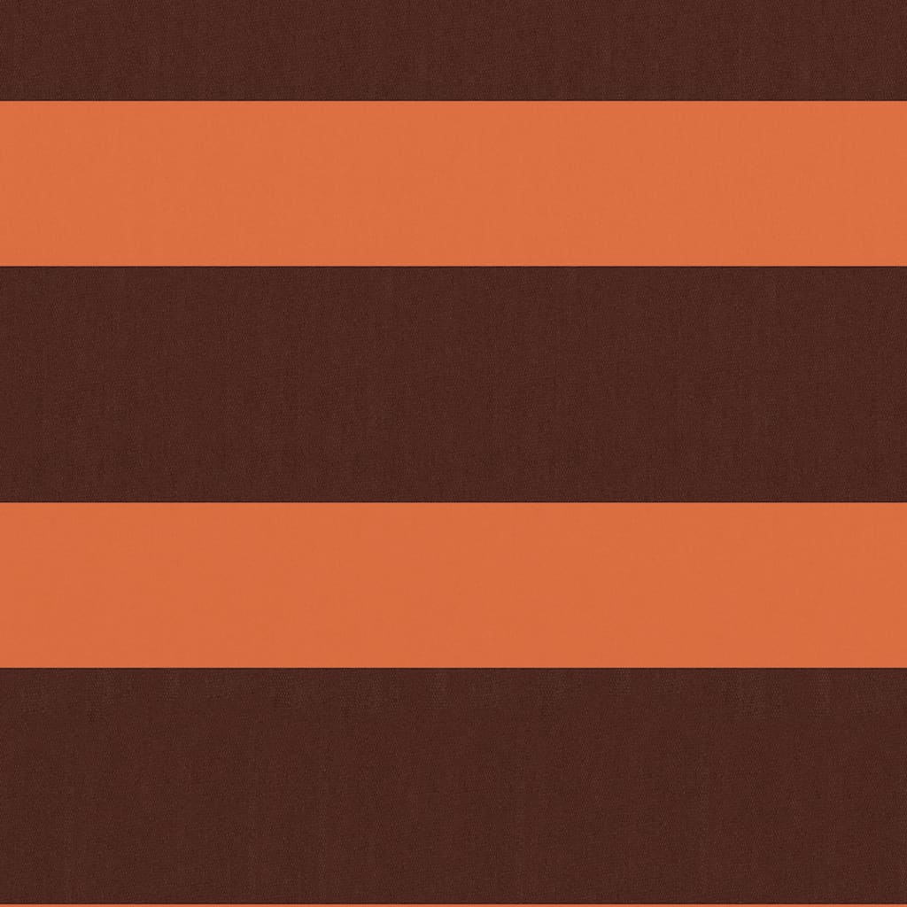 Balkon-Sichtschutz Orange und Braun 90x600 cm Oxford-Gewebe