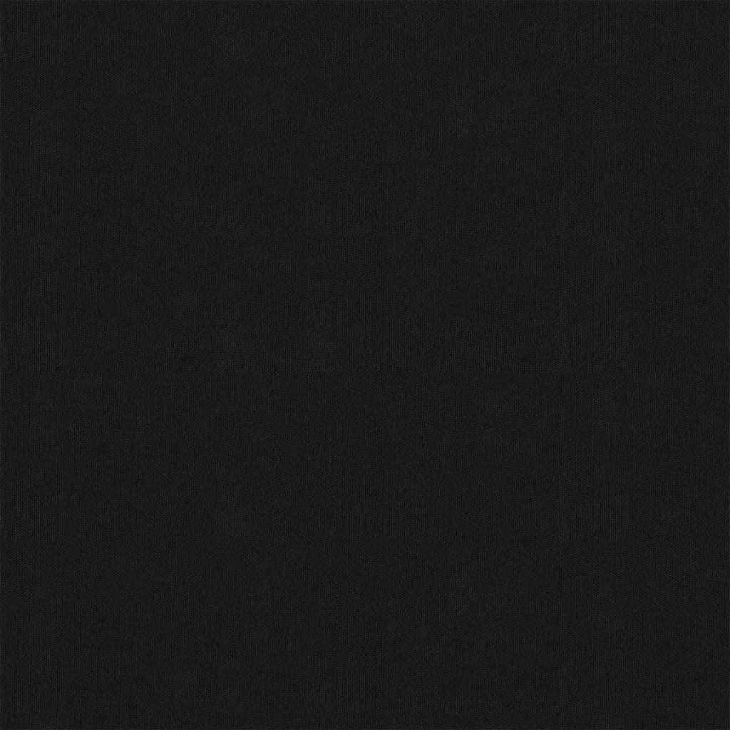 Balkon-Sichtschutz Schwarz 75x600 cm Oxford-Gewebe