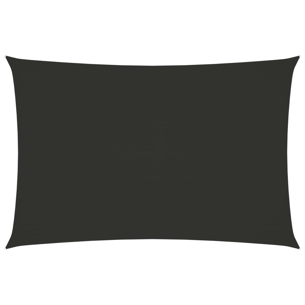 Sonnensegel Oxford-Gewebe Rechteckig 2x4,5 m Anthrazit