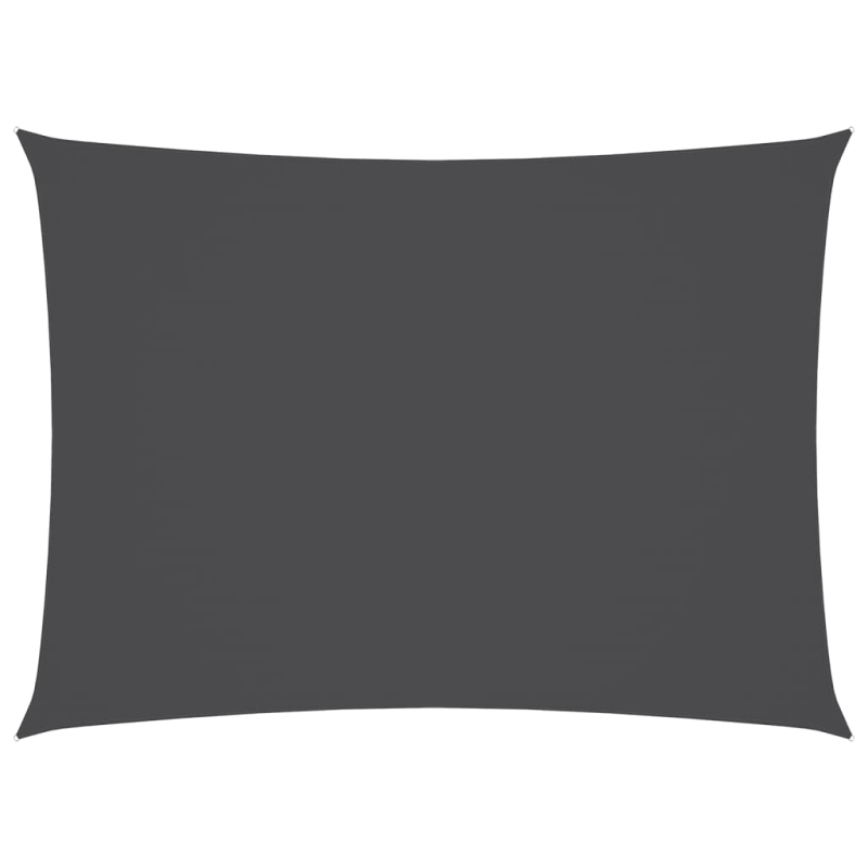 Sonnensegel Oxford-Gewebe Rechteckig 2,5x4 m Anthrazit