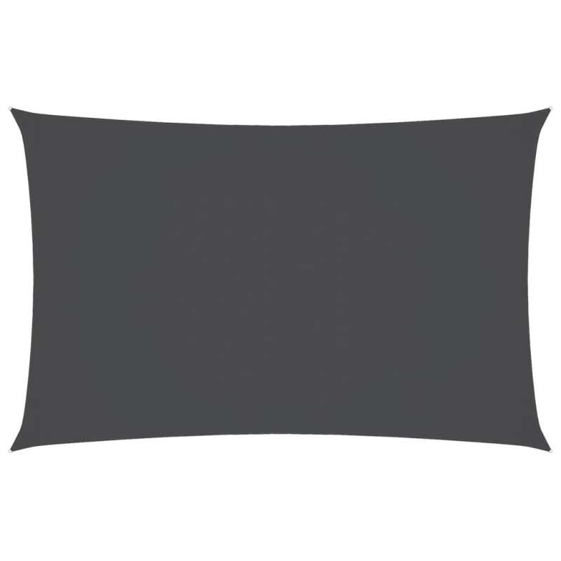 Sonnensegel Oxford-Gewebe Rechteckig 3x6 m Anthrazit