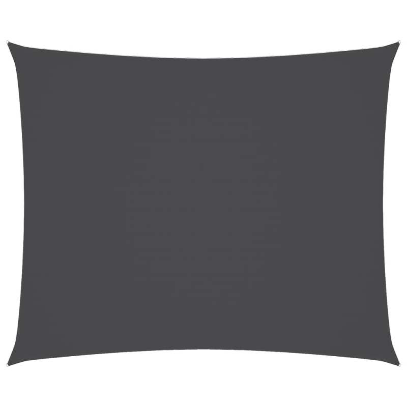 Sonnensegel Oxford-Gewebe Rechteckig 5x6 m Anthrazit