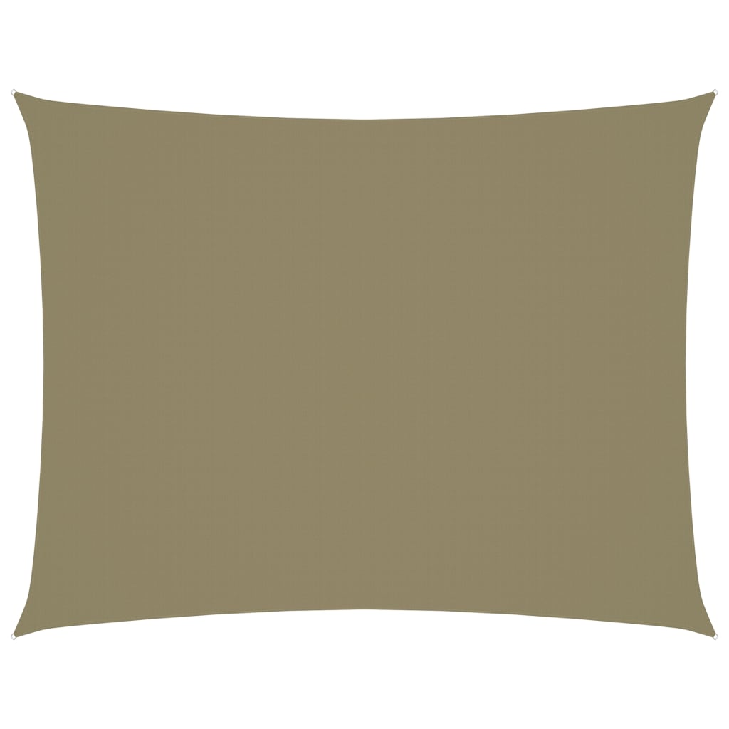 Sonnensegel Oxford-Gewebe Rechteckig 2x3,5 m Beige