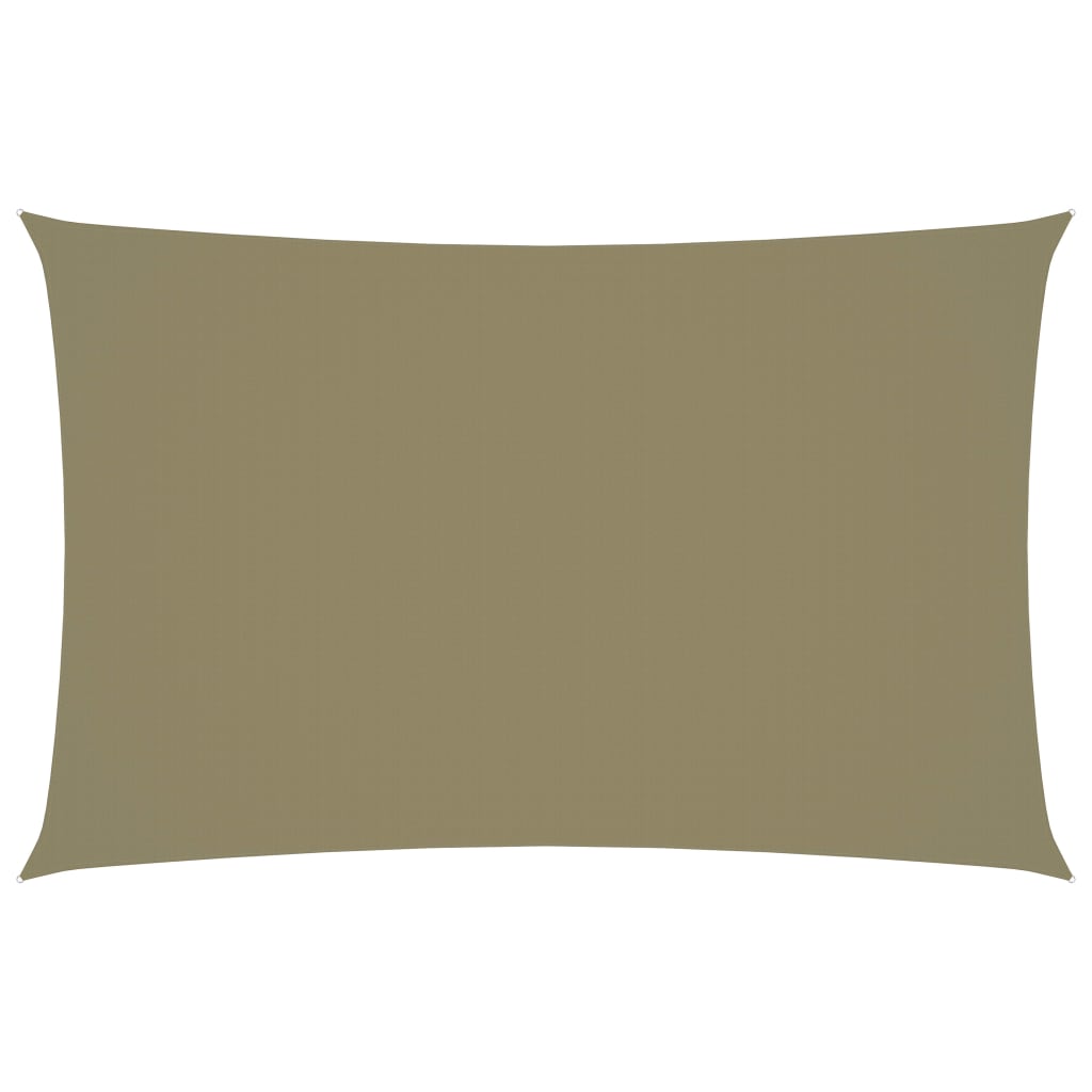 Sonnensegel Oxford-Gewebe Rechteckig 2x4,5 m Beige