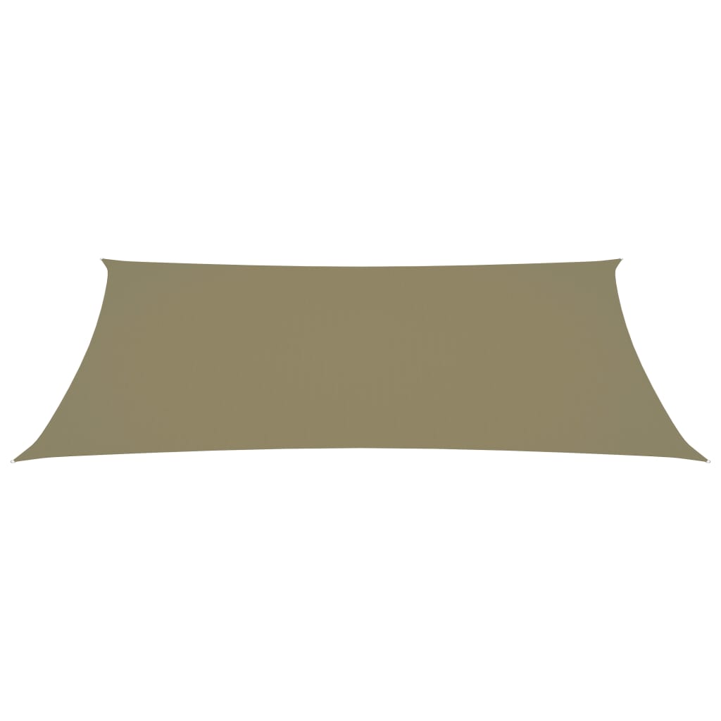 Sonnensegel Oxford-Gewebe Rechteckig 2x5 m Beige