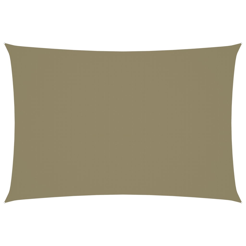 Sonnensegel Oxford-Gewebe Rechteckig 2,5x4,5 m Beige