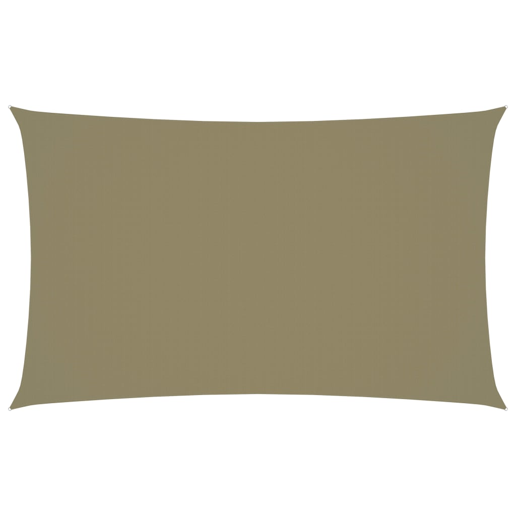 Sonnensegel Oxford-Gewebe Rechteckig 3x6 m Beige