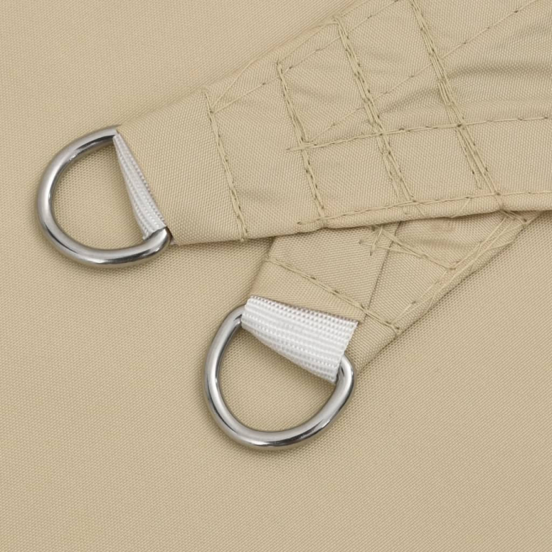 Sonnensegel Oxford-Gewebe Rechteckig 6x7 m Beige