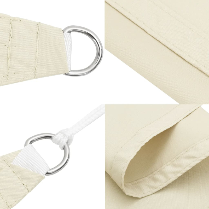Sonnensegel Oxford-Gewebe Quadratisch 3x3 m Creme