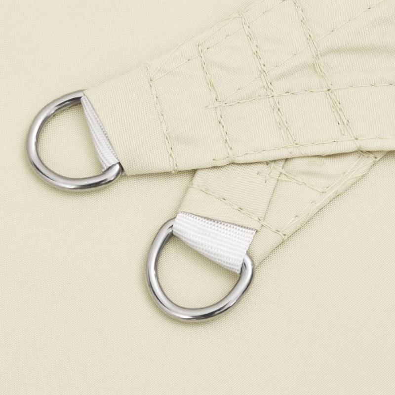 Sonnensegel Oxford-Gewebe Rechteckig 5x8 m Creme