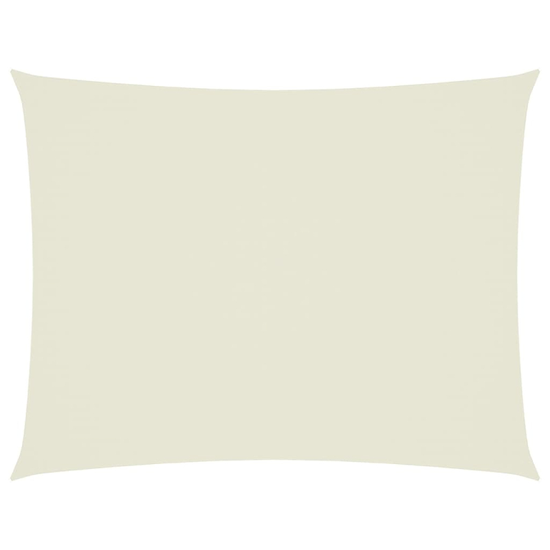 Sonnensegel Oxford-Gewebe Rechteckig 6x8 m Creme