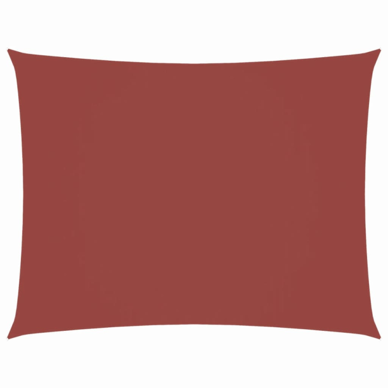 Sonnensegel Oxford-Gewebe Rechteckig 2x3,5 m Terrakotta-Rot
