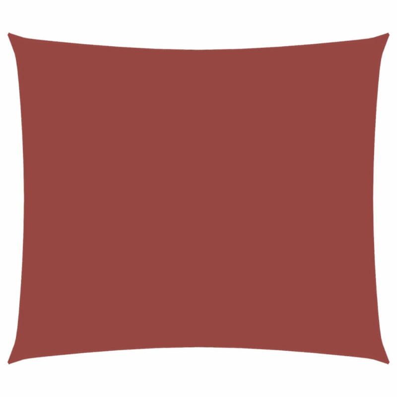Sonnensegel Oxford-Gewebe Rechteckig 2,5x3 m Terrakotta-Rot