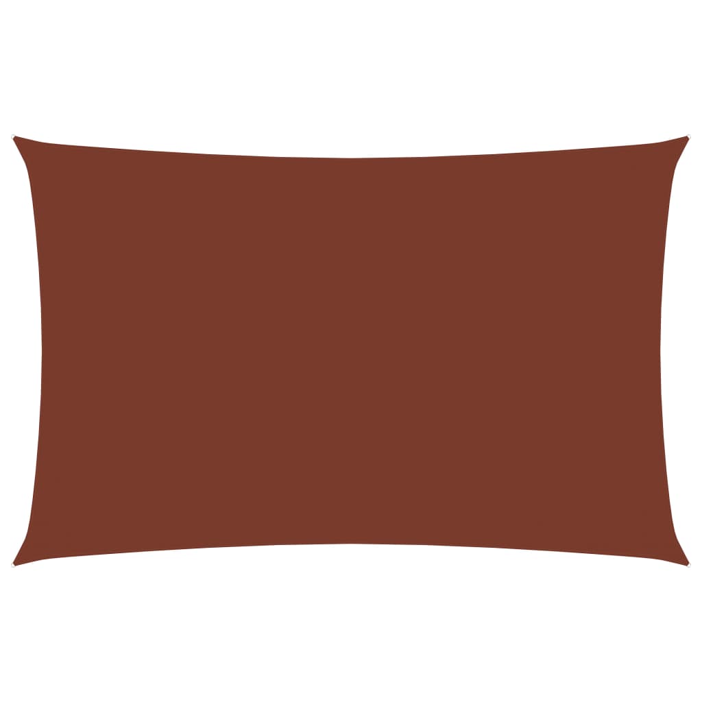Sonnensegel Oxford-Gewebe Rechteckig 3x5 m Terrakotta-Rot