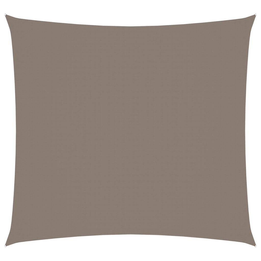 Sonnensegel Oxford-Gewebe Quadratisch 5x5 m Taupe