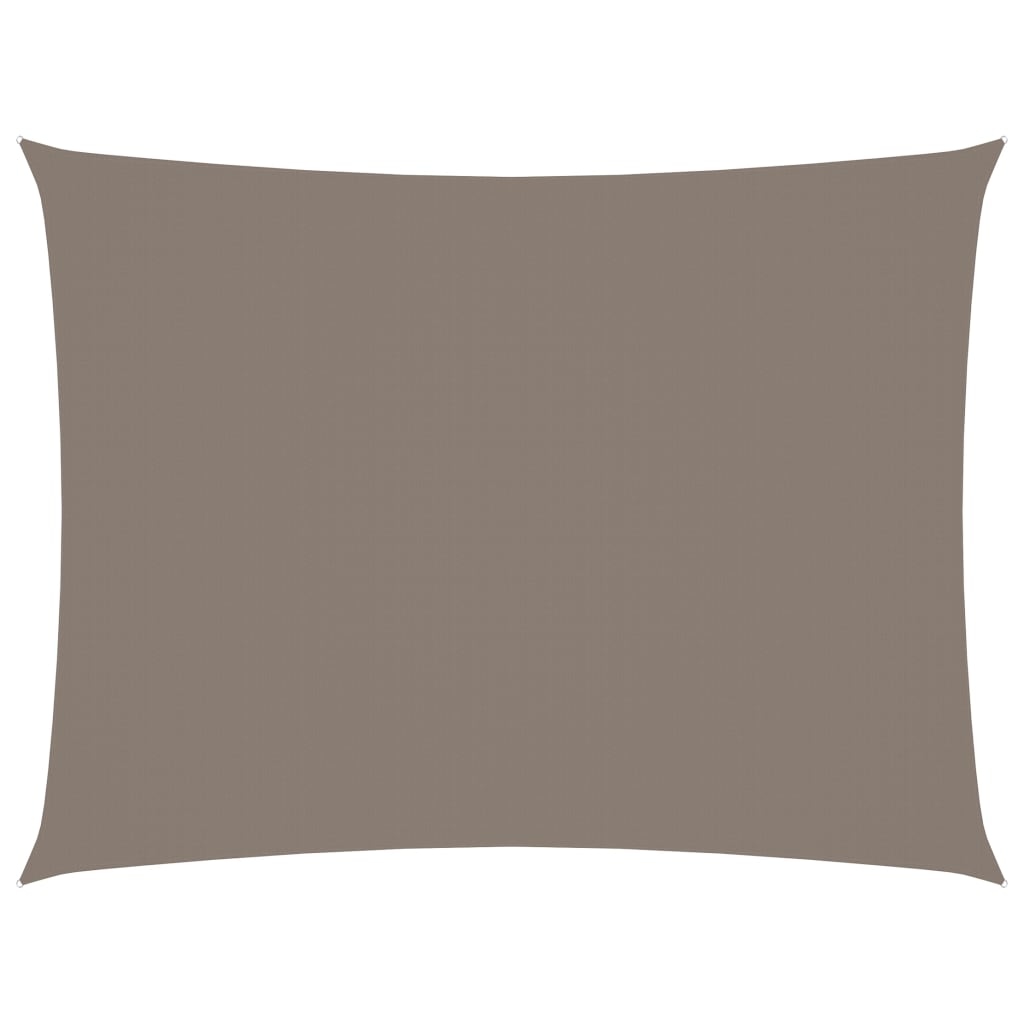 Sonnensegel Oxford-Gewebe Rechteckig 2,5x3,5 m Taupe