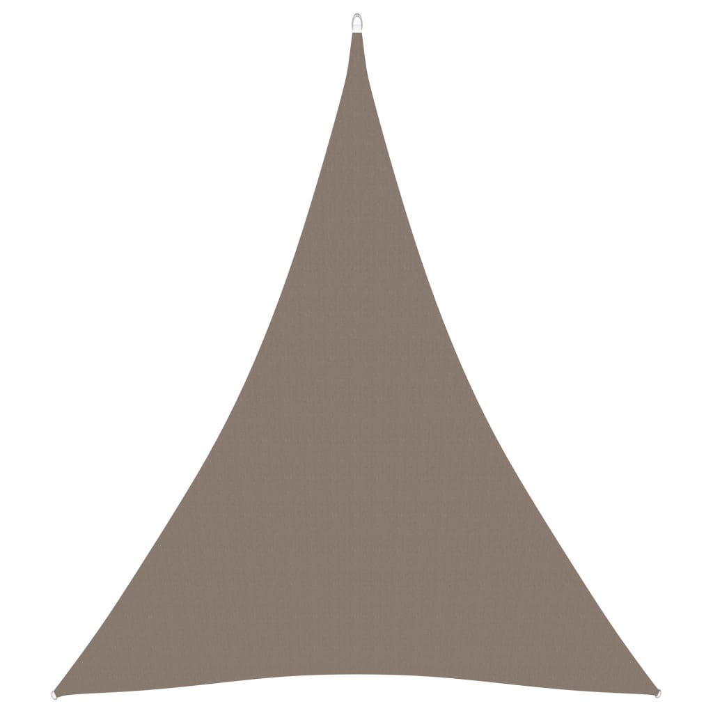 Sonnensegel Oxford-Gewebe Dreieckig 5x7x7 m Taupe