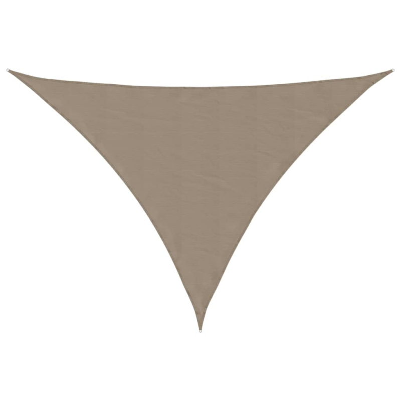 Sonnensegel Oxford-Gewebe Dreieckig 5x5x6 m Taupe